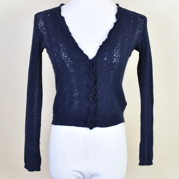 Ralph Lauren Black Label Cashmere Cardigan Tank Twin Set - S - Picture 8 of 14